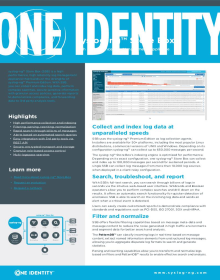 syslog-ng Store Box product brochure